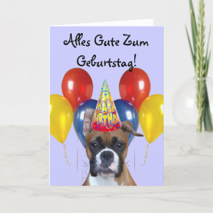 Alles Gute Zum Geburtstag! Birthday  Boxer Card Karte