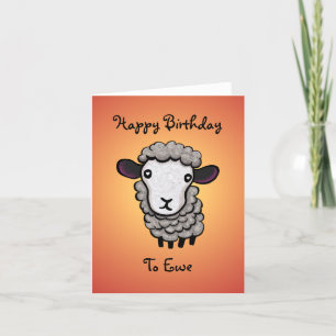 Alles Gute zum Geburtstag bis zum Ende Dankeskarte