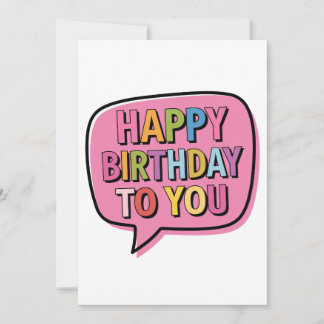 Alles Gute zum Geburtstag Blase Einladung