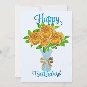 Alles Gute zum Geburtstag Bouquet Feiertagskarte