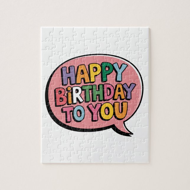 Alles Gute zum Geburtstag Bubble (Vertikal)
