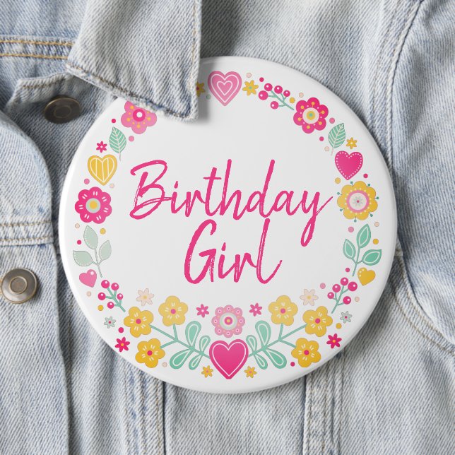 Alles Gute zum Geburtstag   Button (Beispiel)