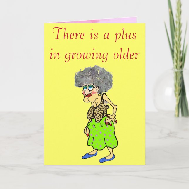 Alles Gute zum Geburtstag, Cougar Karte (Vorderseite)