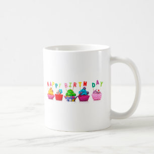 Alles Gute zum Geburtstag Cupcakes - Tasse