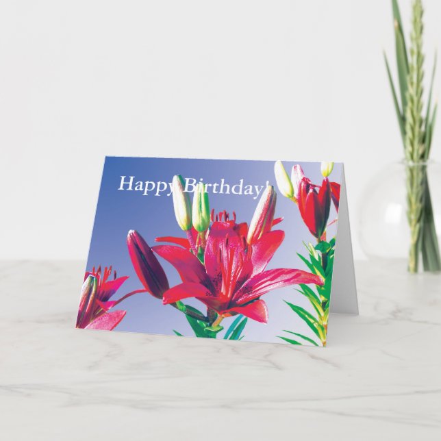 Alles Gute zum Geburtstag! Dankeskarte (Vorderseite)