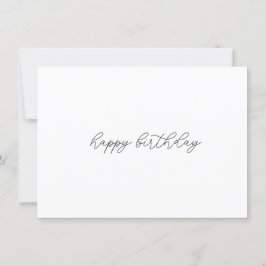 Alles Gute zum Geburtstag Dankeskarte