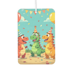 Alles Gute zum Geburtstag Dinosaurier Thema Autolufterfrischer
