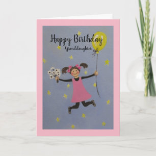 Alles Gute zum Geburtstag, Enkelin/Grußkarte Karte