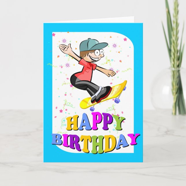 Alles Gute zum Geburtstag, extremer Karte (Vorderseite)