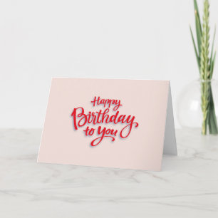 Alles Gute zum Geburtstag Falzkarte Dankeskarte