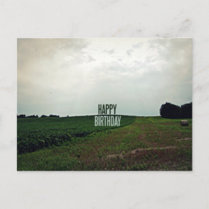 Alles Gute zum Geburtstag Farmer Postkarte