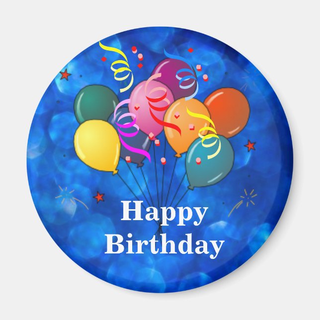 "Alles Gute zum Geburtstag," Feier,  Magnet (Vorne)