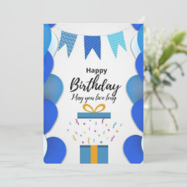 Alles Gute zum Geburtstag Feiertagskarte