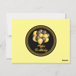 Alles Gute zum Geburtstag, festlich, Postkarte