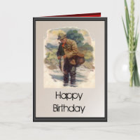 Alles Gute zum Geburtstag - Fliegenfischen im Flus