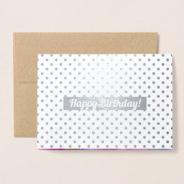 Alles Gute zum Geburtstag. Floral Luxury Folienkarte