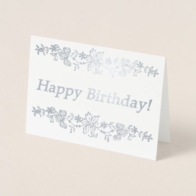 Alles Gute zum Geburtstag! Folienkarte (Vorderseite)