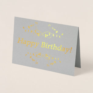 Alles Gute zum Geburtstag! Folienkarte