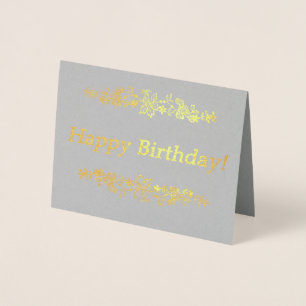 Alles Gute zum Geburtstag! Folienkarte