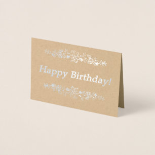 Alles Gute zum Geburtstag! Folienkarte