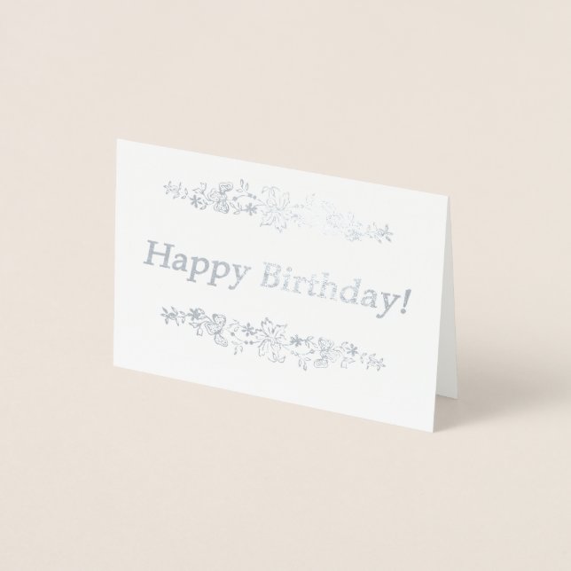 Alles Gute zum Geburtstag! Folienkarte (Vorderseite)