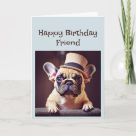 Alles Gute zum Geburtstag Freund Funny Dog Party Z Karte