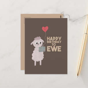 Alles Gute zum Geburtstag für dich Postkarte