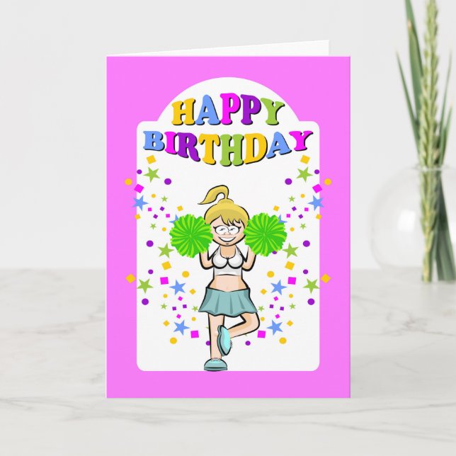 Alles Gute zum Geburtstag für die beste Karte (Vorderseite)
