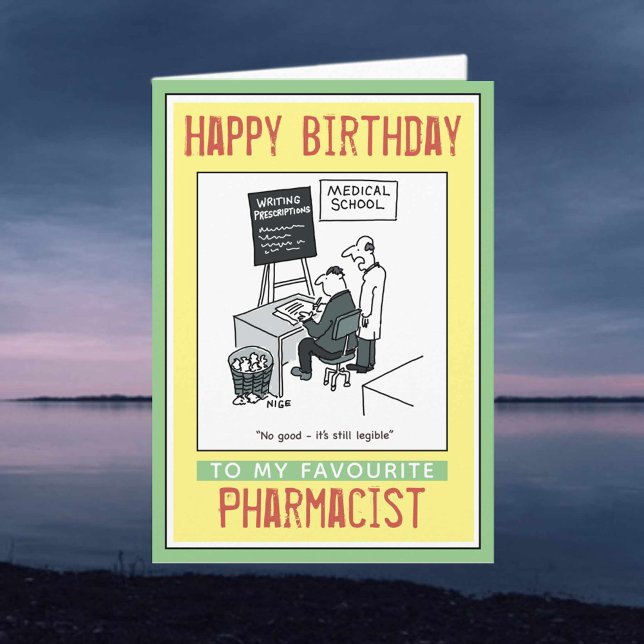 Alles Gute zum Geburtstag für einen Apotheker Karte (Von Creator hochgeladen)