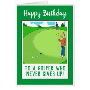 Alles Gute zum Geburtstag für einen lustigen Golfe