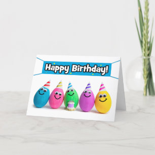 Alles Gute zum Geburtstag für jeden Ei Humor Feiertagskarte