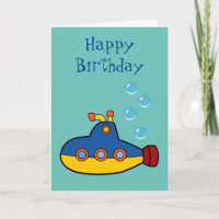 Alles Gute zum Geburtstag - Gelbes und Blaues Spie