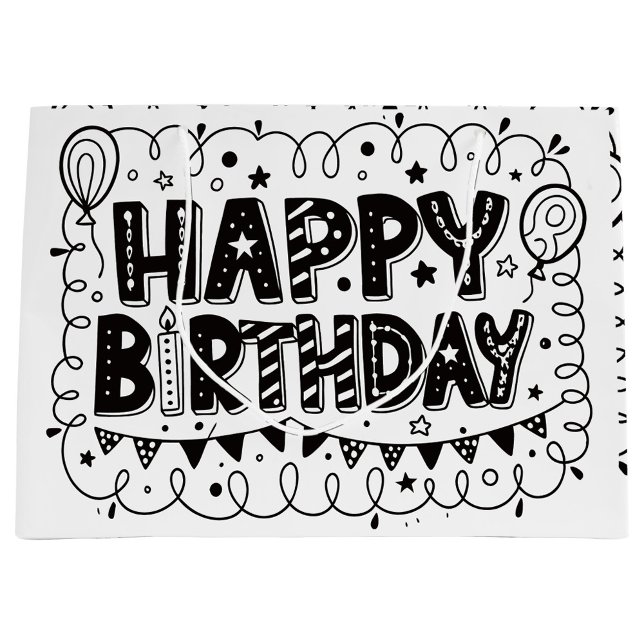 Alles Gute zum Geburtstag Geschenktüte (Happy Birthday Gift Bag!)