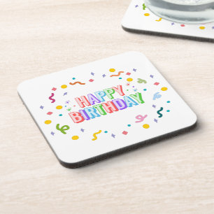 Alles Gute zum Geburtstag Getränkeuntersetzer