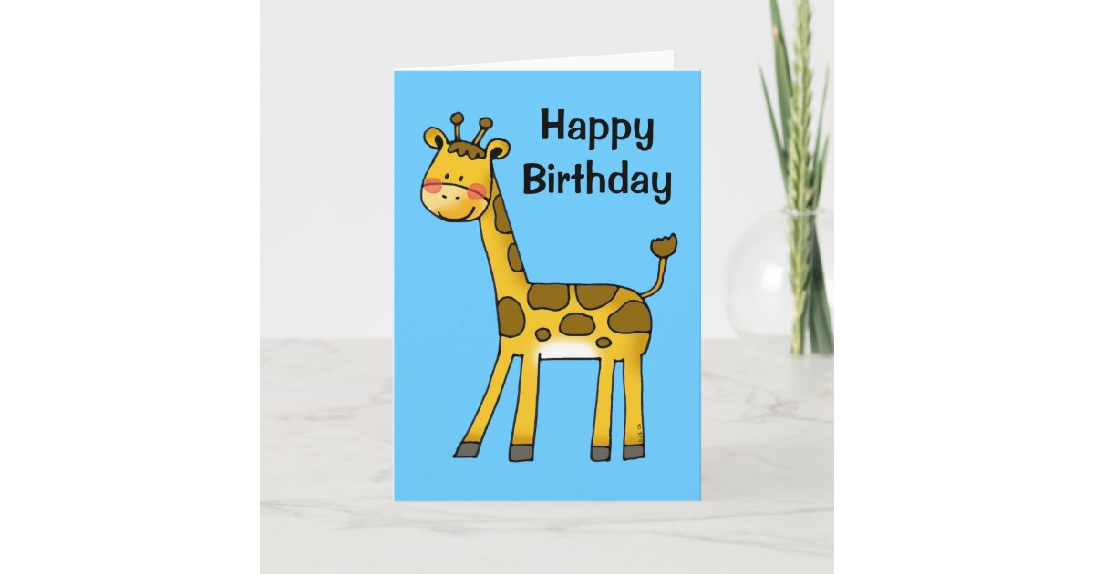 Image Result For Happy Birthday Giraffe Happy Birthday Kind