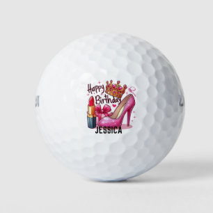 Alles Gute zum Geburtstag Glam Golfball – Rosa Abs