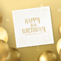 Alles Gute zum Geburtstag Gold Glitzer jedes Jahr