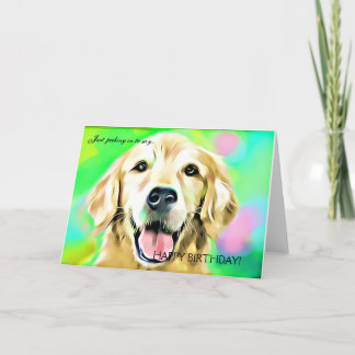 Alles Gute zum Geburtstag! Golden Karte