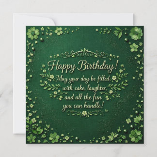 Alles Gute zum Geburtstag Grußkarten  Karte