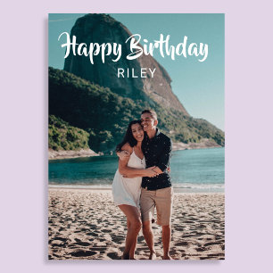Alles Gute zum Geburtstag Handschrift Schrift Foto Karte