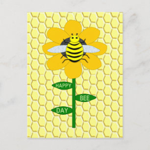 Alles Gute zum Geburtstag Hummel Postkarte
