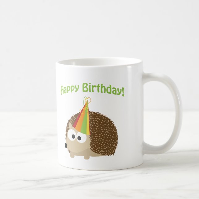 Alles Gute zum Geburtstag! Igel Kaffeetasse (Rechts)
