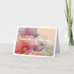 Alles Gute zum Geburtstag Individuelle Name Karte