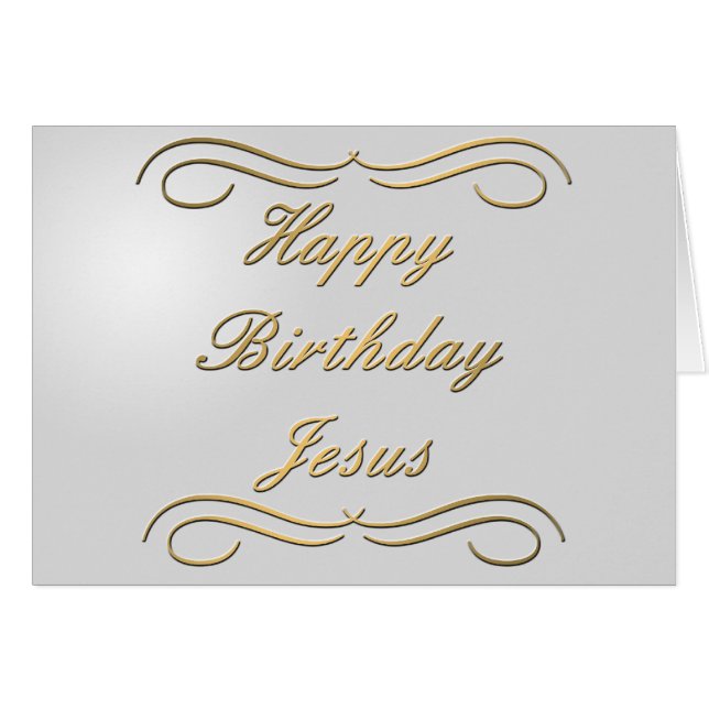Alles Gute zum Geburtstag Jesus (Vorderseite (Horizontal))