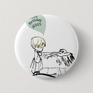 alles Gute zum Geburtstag Jesus Button