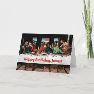 Alles Gute zum Geburtstag, Jesus! Feiertagskarte