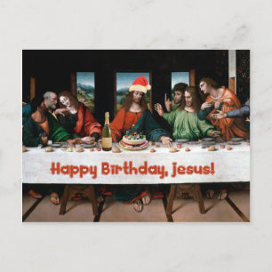 Alles Gute zum Geburtstag, Jesus! Postkarte