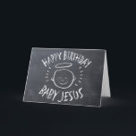 Alles Gute zum Geburtstag Jesus - Weihnachtskalend Feiertagskarte<br><div class="desc">Manchmal ist es nett, sich zu erinnern, wofür "CHRIST"-Weihnachten gefeiert wird. Teilen Sie den Geist Ihres Glaubens mit anderen. Die Wörter der Karten sind natürlich vollständig anpassbar. Und vergessen Sie nicht die passenden Adressetiketten, Aufkleber und vieles mehr - Karo in unserem Shop für noch mehr Sachen, auf denen dieses charmante...</div>