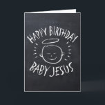 Alles Gute zum Geburtstag Jesus - Weihnachtskarte  Feiertagskarte<br><div class="desc">Manchmal ist es schön, sich zu erinnern, wofür "CHRIST"-Weihnachten gefeiert wird. Teilen Sie den Geist Ihres Glaubens mit anderen. Die Wörter der Karten sind natürlich vollständig anpassbar. Und vergessen Sie nicht die passenden Adressetiketten, Briefmarke und Aufkleber - Karo in unserem Shop für noch mehr Sachen, die dieses charmante Design tragen....</div>