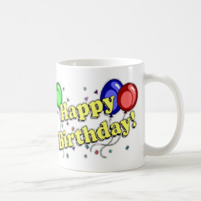 Alles Gute zum Geburtstag Kaffeetasse (Rechts)